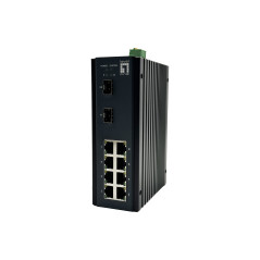 LevelOne IGU-1071 switch di rete Gestito L2+ Gigabit Ethernet (10 100 1000) Nero