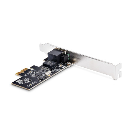 StarTech.com Scheda di Rete PCIe a 1 porta 2,5 Gbps NBASE-T, Intel I225-V, NIC Ethernet MultiGigabit per computer, scheda LAN