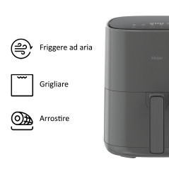 Haier HAF5P 011 Singolo 5 L Indipendente 1500 W Friggitrice ad aria calda Nero