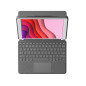 Logitech Combo Touch QWERTZ Tedesco Smart Connector Grafite