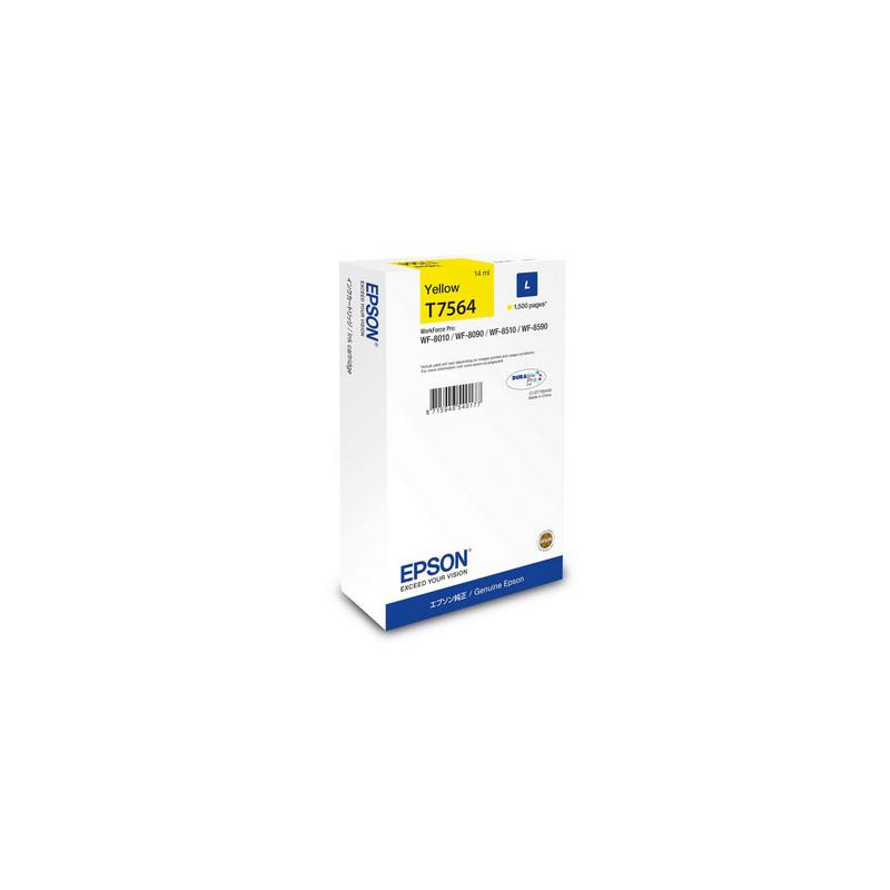 Epson C13T75644N cartuccia d'inchiostro 1 pz Originale High (L) Yield Giallo