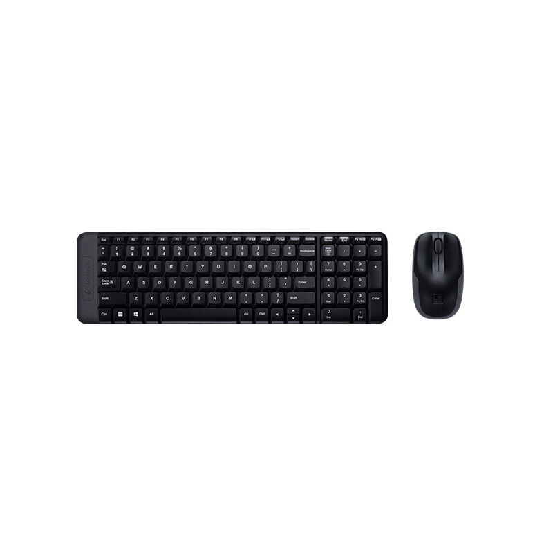 Logitech Wireless Combo MK220 tastiera Mouse incluso Ufficio RF Wireless Inglese Nero