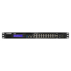 QNAP QGD-1602-C3758-16G switch di rete Gestito L2 2.5G Ethernet (100 1000 2500) Nero, Grigio