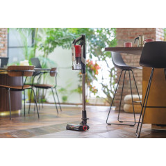 Hoover HF916BF 011 Aspirapolvere a bastone Batteria Secco EPA Senza sacchetto 0,7 L 400 W Nero, Metallico, Rosa