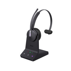 Yealink WH64 Mono Teams Auricolare Wireless A Padiglione Ufficio USB tipo-C Bluetooth Nero