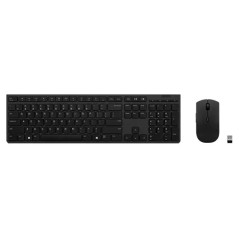 Lenovo 4X31K03967 tastiera Mouse incluso Ufficio RF senza fili + Bluetooth QWERTY Inglese UK Grigio