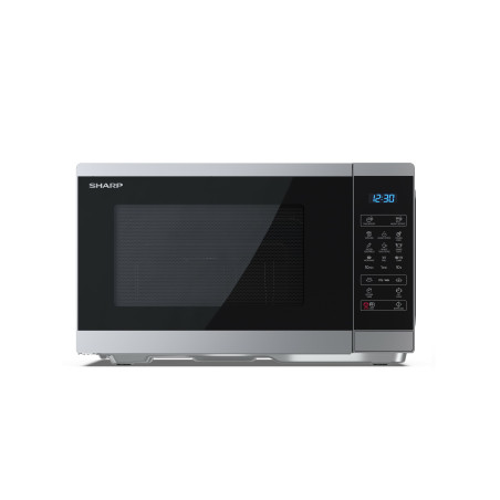 Sharp YC-MG252AE-S forno a microonde Nero, Argento Microonde con grill Superficie piana 25 L 900 W