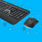 Logitech Advanced MK540 tastiera Mouse incluso Universale USB QWERTY US International Nero, Bianco