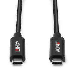 Lindy 43308 cavo USB USB 3.2 Gen 2 (3.1 Gen 2) 5 m USB C Nero