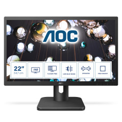 AOC E1 22E1D Monitor PC 54,6 cm (21.5") 1920 x 1080 Pixel Full HD LED Nero