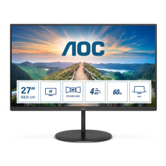 AOC V4 U27V4EA Monitor PC 68,6 cm (27") 3840 x 2160 Pixel 4K Ultra HD LED Nero