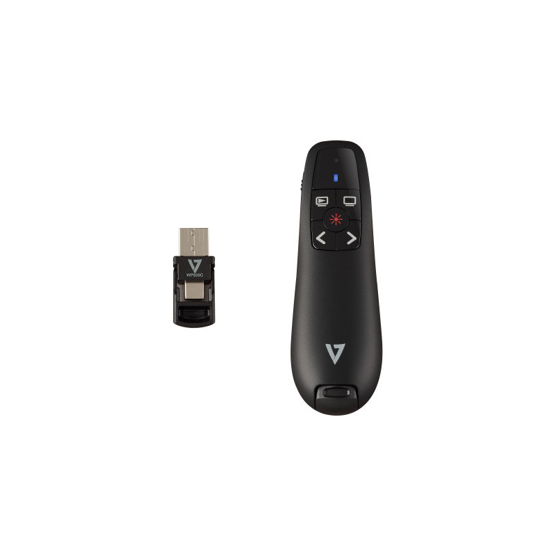 V7 Presentatore Wireless WP500C Doppio USB-C + USB-A - 2,40 GHz RF