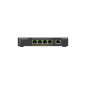 NETGEAR GS305Pv3 Non gestito Gigabit Ethernet (10/100/1000) Supporto Power over Ethernet (PoE) Nero