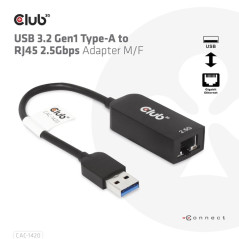 CLUB3D CAC-1420 scheda di rete e adattatore Ethernet 2500 Mbit s