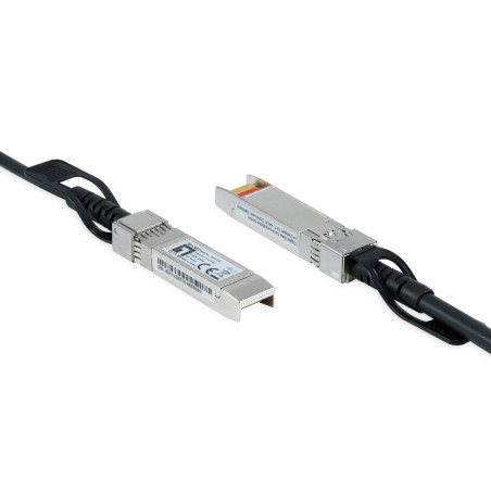 LevelOne DAC-0102 cavo InfiniBand e in fibra ottica 2 m SFP+ Nero