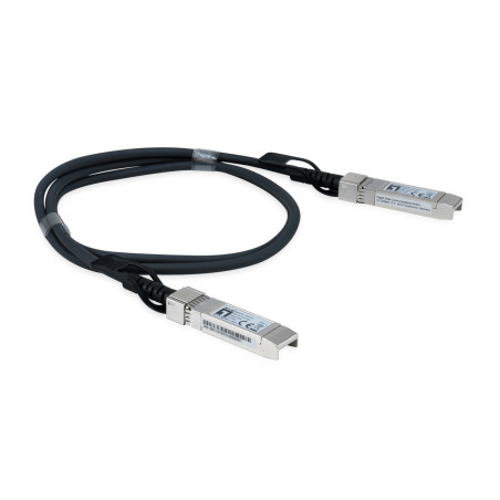 LevelOne DAC-0102 cavo InfiniBand e in fibra ottica 2 m SFP+ Nero