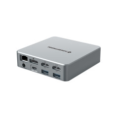 Conceptronic DONN25G replicatore di porte e docking station per laptop Cablato USB 3.2 Gen 2 (3.1 Gen 2) Type-C Argento