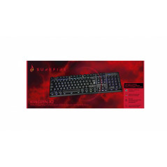 Verbatim KingPin X2 tastiera Gaming USB QWERTY Italiano Nero