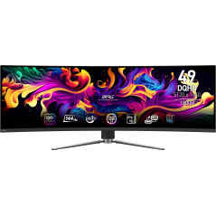 MSI MPG 491CQP QD-OLED Monitor PC 124,5 cm (49") 5120 x 1440 Pixel DQHD QDOLED Nero