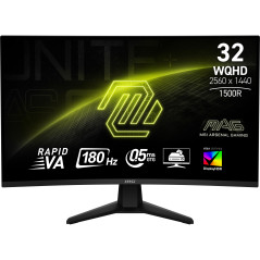 MSI MAG 32CQ6F Monitor PC 80 cm (31.5") 2560 x 1440 Pixel Wide Quad HD Nero