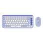 Logitech POP Icon Combo tastiera Mouse incluso Universale Bluetooth QWERTY US International Lillà, Bianco