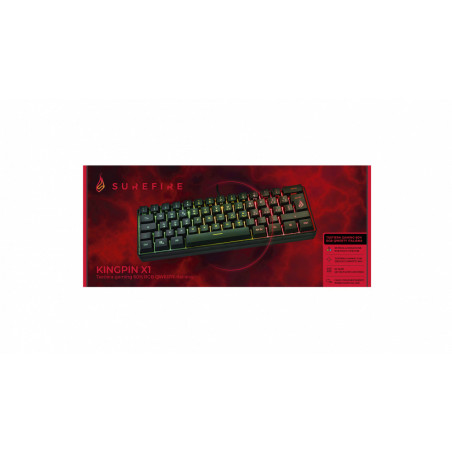 Verbatim KingPin X1 tastiera Gaming USB QWERTY Italiano Nero