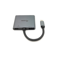 Equip 133484 replicatore di porte e docking station per laptop USB 3.2 Gen 1 (3.1 Gen 1) Type-C Argento