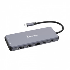 Verbatim CMH-14 USB tipo-C 5000 Mbit s Argento