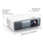 BenQ TK710STi videoproiettore Proiettore a raggio standard 3200 ANSI lumen DLP UHD 4K (3840x2160) Compatibilità 3D Nero, Bianco