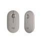 Logitech Pebble M350 mouse Viaggio Ambidestro RF senza fili + Bluetooth Ottico 1000 DPI