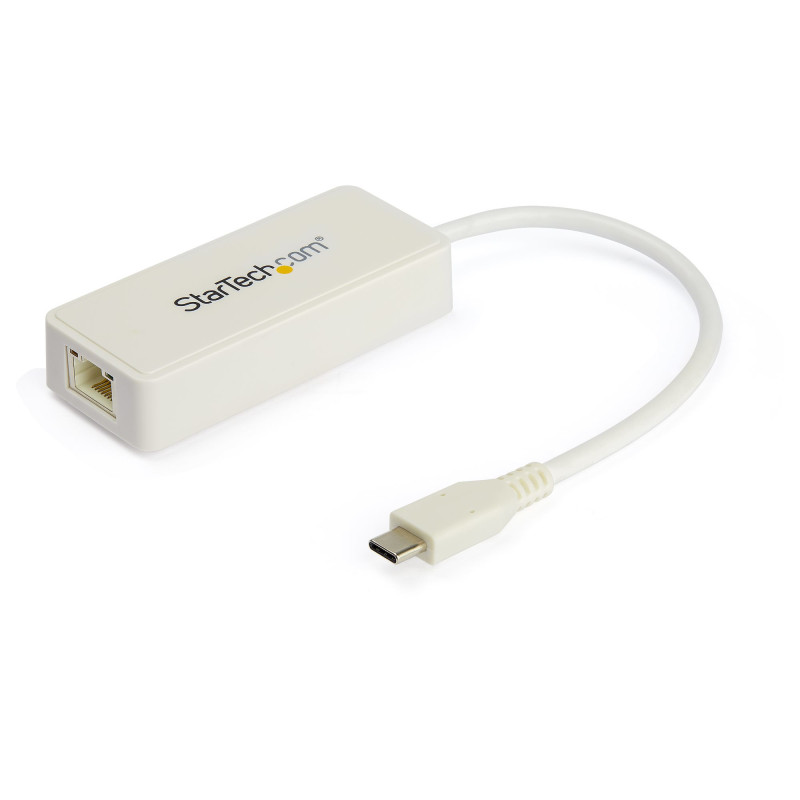 StarTech.com Adattatore Ethernet USB C con porta USB A - Adattatore di rete NIC USB 3.0/USB 3.1 Tipo C a RJ45 - Convertitore