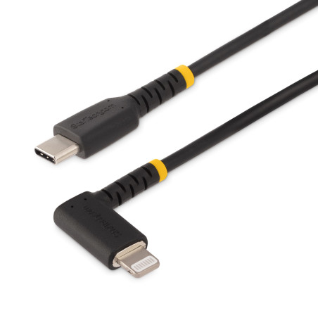 StarTech.com Cavo USB-C a Lightning da 1 m - Cavo di ricarica sincronizzazione da USB Tipo-C a Lightning in fibra aramidica