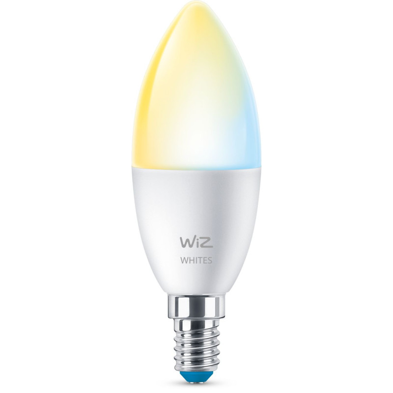 WiZ Lampadina Smart Dimmerabile Luce Bianca da Calda a Fredda Attacco E14 40W Candela