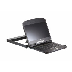 ATEN CL3800NW console a rack 47 cm (18.5") 1920 x 1080 Pixel Metallo, Plastica Nero 1U