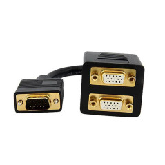 StarTech.com Cavo Sdoppiatore VGA a 2 uscite VGA - Cavo Y splitter VGA a doppia uscita VGA - M F da 30 cm