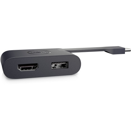 DELL DA20 USB tipo-C HDMI + USB Nero