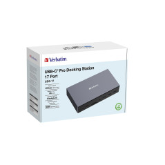 Verbatim CDS-17 Cablato USB 3.2 Gen 1 (3.1 Gen 1) Type-C Nero, Grigio