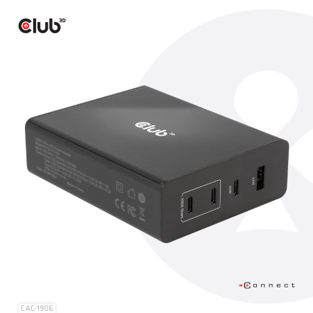 CLUB3D CAC-1906 Caricabatterie per dispositivi mobili Universale Nero dC Interno