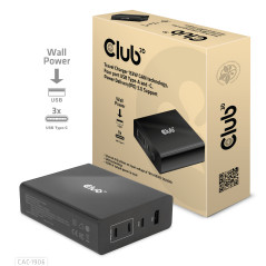 CLUB3D CAC-1906 Caricabatterie per dispositivi mobili Universale Nero dC Interno