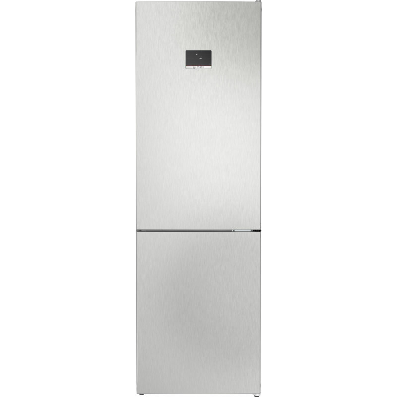 Bosch Serie 4 KGN367LDF Frigorifero combinato da libera installazione 186 x 60 cm Metal look Classe D