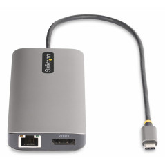 StarTech.com Adattatore multiporta USB-C a tre monitor, HDMI  DisplayPort, hub 4x USB, 100W PD, GbE, lettore di schede