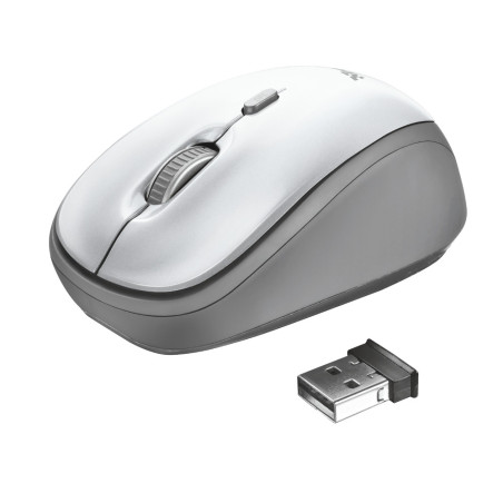 Trust Yvi mouse Ufficio Ambidestro RF Wireless Ottico 1600 DPI