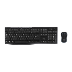 Logitech MK270 tastiera Mouse incluso Ufficio RF Wireless Nordic Nero