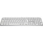 Logitech MX Keys S tastiera Universale RF senza fili + Bluetooth Portoghese Alluminio, Bianco