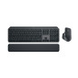 Logitech MX Keys S Combo tastiera Mouse incluso Ufficio RF senza fili + Bluetooth QWERTY US International Grafite