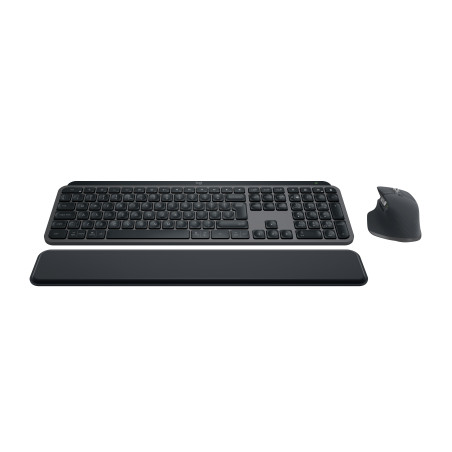 Logitech MX Keys S Combo tastiera Mouse incluso Ufficio RF senza fili + Bluetooth QWERTY US International Grafite