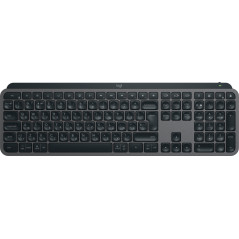 Logitech MX Keys S tastiera Universale RF senza fili + Bluetooth QWERTY Ucraino Grafite