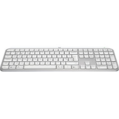 Logitech 920-011585 tastiera Universale RF senza fili + Bluetooth QWERTY Inglese UK Alluminio, Bianco