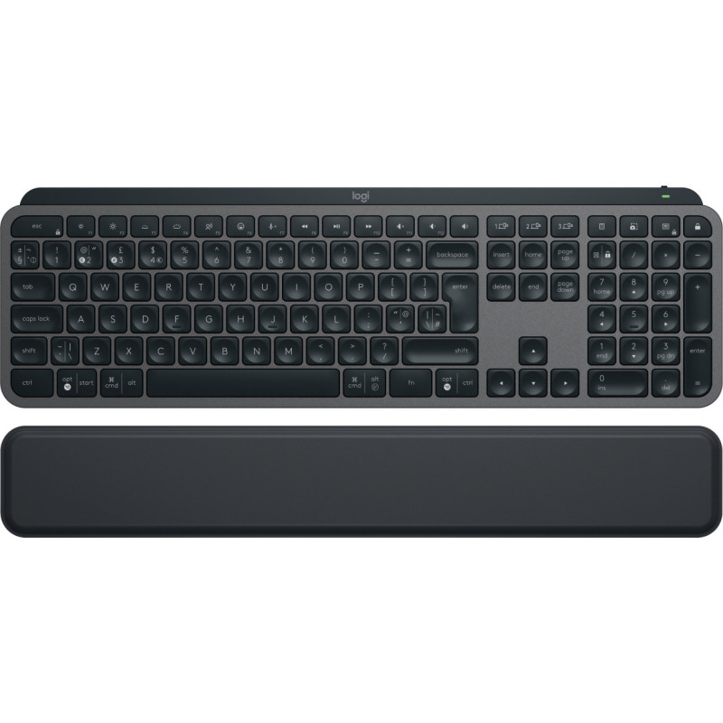 Logitech MX Keys S tastiera Ufficio RF senza fili + Bluetooth QWERTY Inglese UK Grafite