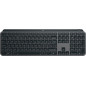 Logitech MX Keys S tastiera Universale RF senza fili + Bluetooth QWERTY Danese, Finlandese, Norvegese, Svedese Grafite